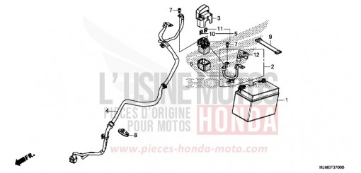 BATTERY VFR800XF de 2015