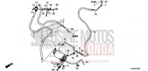 CANISTER VFR800XH de 2017