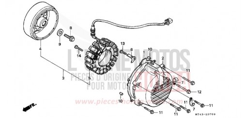 GENERATOR VFR750FN de 1992