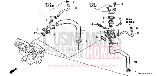 THERMOSTAT CBR900RR2 de 2002