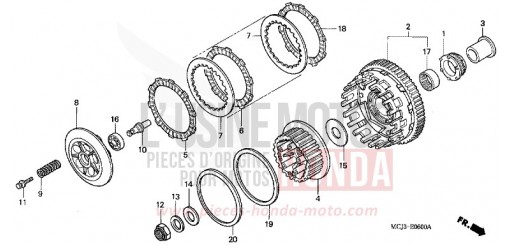 CLUTCH CBR900RR3 de 2003