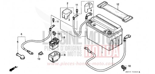 BATTERY CBR900RRT de 1996