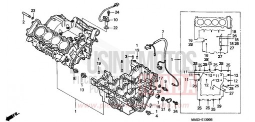 CRANKCASE CBR900RRW de 1998