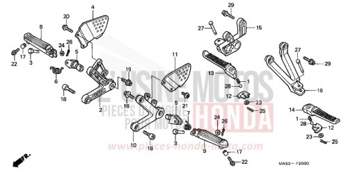 STEP CBR900RRW de 1998
