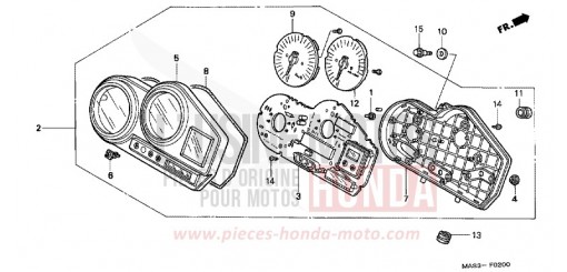 METER CBR900RRX de 1999