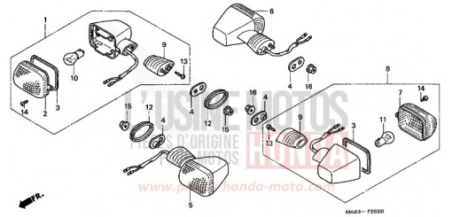 WINKER CBR900RRX de 1999