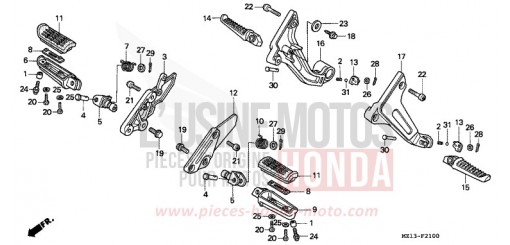PEDANA CB1000FP di 1993