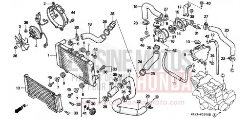 RADIATORE CB1000FT di 1996