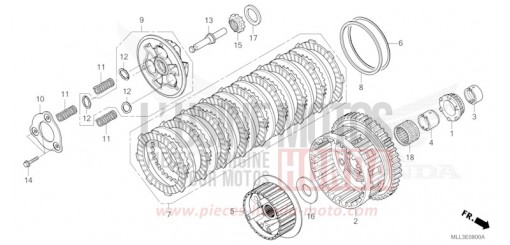 CLUTCH CB1000S de 2025