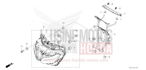 HEADLIGHT CB1000S de 2025