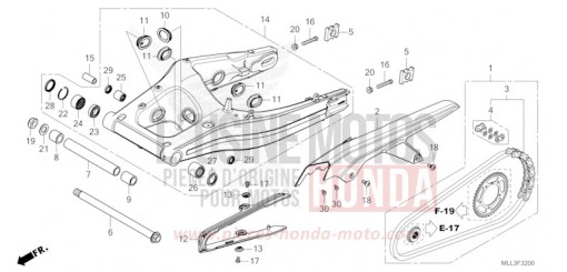 SWINGARM CB1000S de 2025
