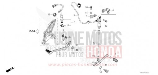 PEDALE CB1000SPS di 2025