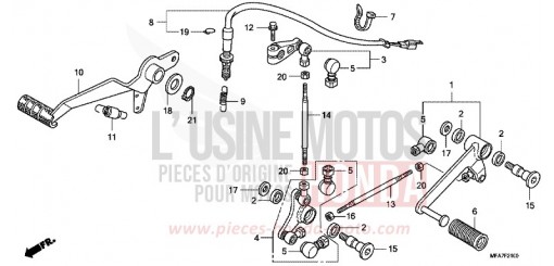 PEDALE CBF10007 di 2007