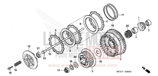 CLUTCH CBF10007 de 2007