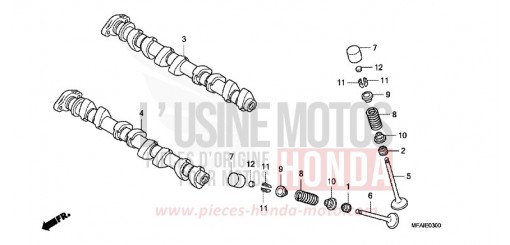 CAMSHAFT/VALVE CBF10009 de 2009
