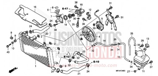 RADIATOR CBF10009 de 2009