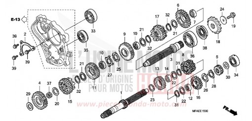 TRANSMISSION CBF1000A de 2010