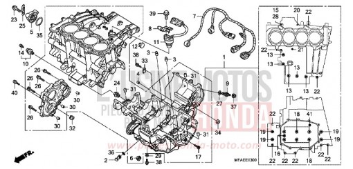 CRANKCASE CBF1000A de 2010