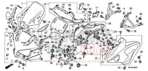 COWL CBF1000A de 2010
