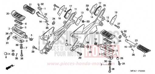 PEDANA CBF1000A7 di 2007