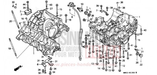 CRANKCASE CBR1000FH de 1987