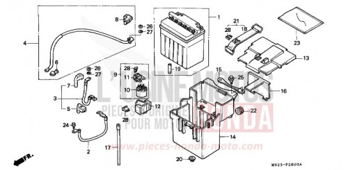 BATTERY CBR1000FL de 1990
