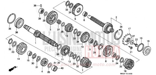 TRANSMISSION CBR1000FM de 1991