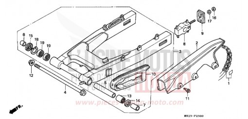 SWINGARM CBR1000FN de 1992
