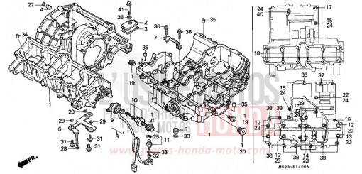 CRANKCASE CBR1000FN de 1992