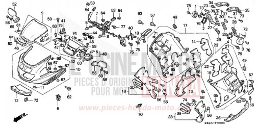 COWL CBR1000FN de 1992