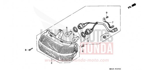 TAILLIGHT CBR1000FN de 1992