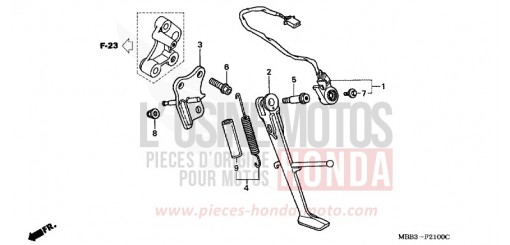 STAND VTR1000F3 de 2003