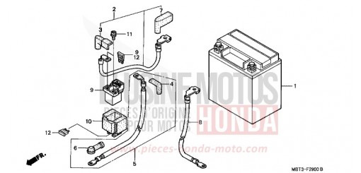 BATTERY XL1000V1 de 2001