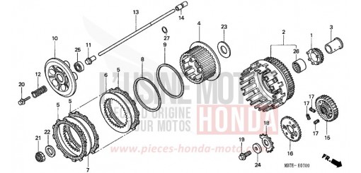 CLUTCH XL1000V1 de 2001