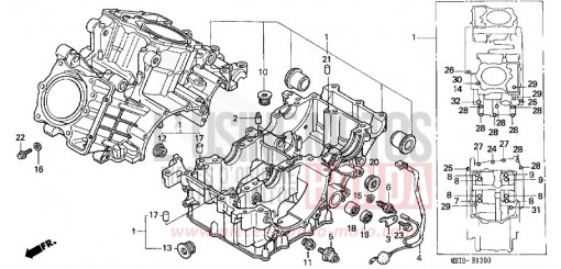 CRANKCASE XL1000V2 de 2002