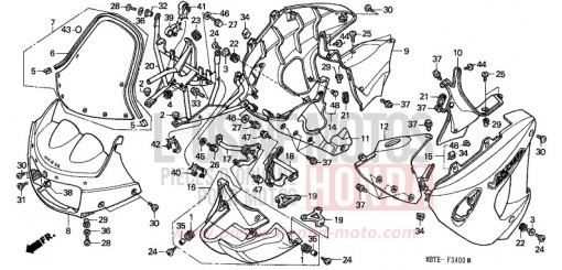 COWL XL1000V2 de 2002