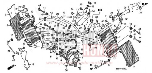 RADIATOR XL1000V7 de 2007