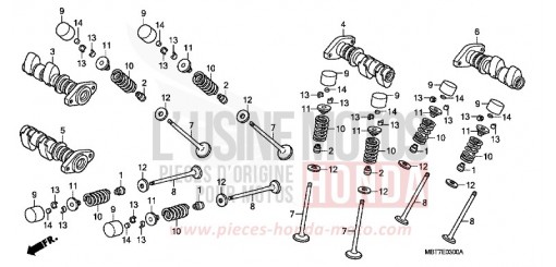 CAMSHAFT/VALVE XL1000V8 de 2008