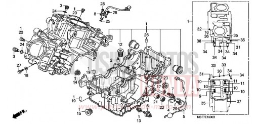 CRANKCASE XL1000VA de 2010