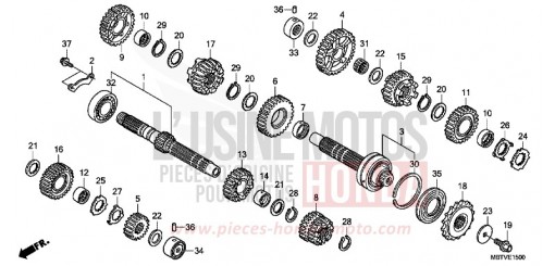 TRANSMISSION XL1000VB de 2011