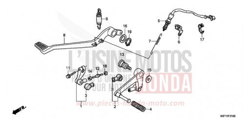 PEDAL XL1000VB de 2011
