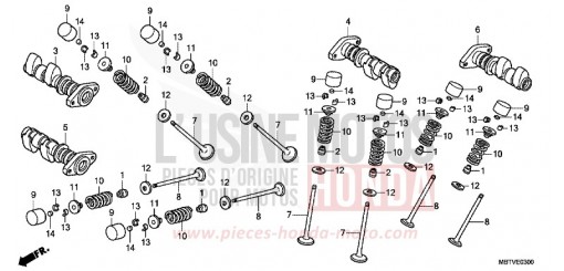 CAMSHAFT/VALVE XL1000VB de 2011
