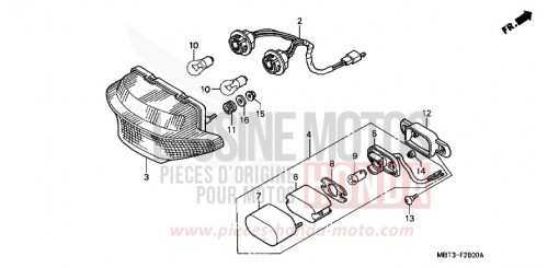 TAILLIGHT XL1000VX de 1999