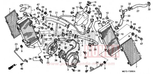 RADIATOR XL1000VX de 1999