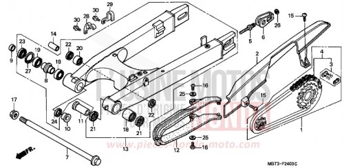 SWINGARM XL1000VY de 2000