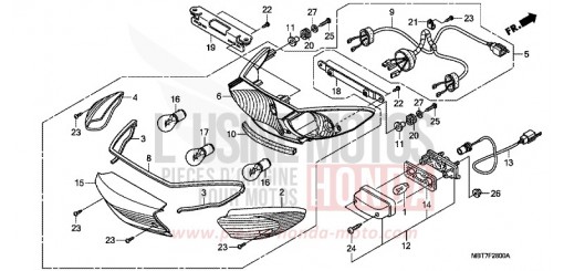 TAILLIGHT XL1000VA9 de 2009
