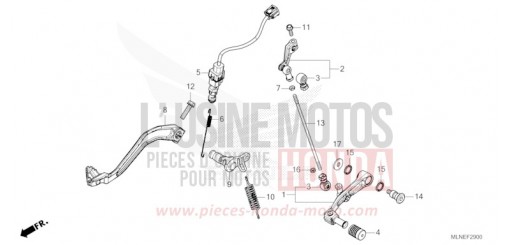 PEDALE CRF1100DS di 2025