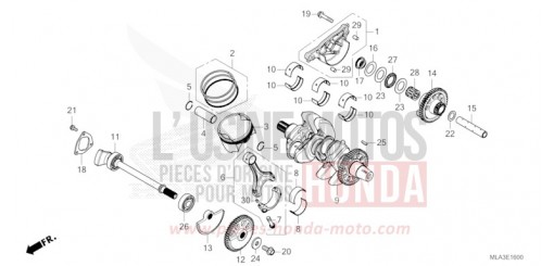 CRANKSHAFT/PISTON CMX1100AP de 2023