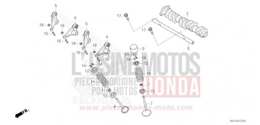 CAMSHAFT/VALVE CMX1100D3S de 2025