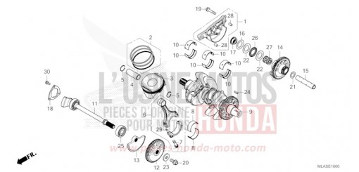 CRANKSHAFT/PISTON CMX1100DS de 2025